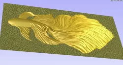 pez bailarina 3D model