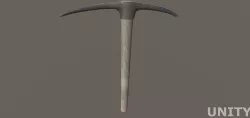 Pickaxe Low-poly  3D model