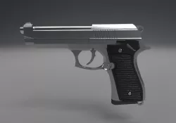 Pistol Berettaddc 3D model