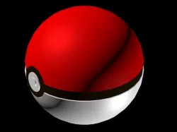 Pokemon ball Animated 3D model