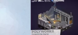 PolyWorks Dungeon Pack Low-poly  3D model