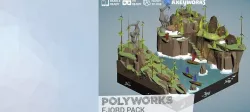 PolyWorks Fjord Pack Low-poly  3D model