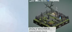 PolyWorks Graveyard Pack Low-poly  3D model