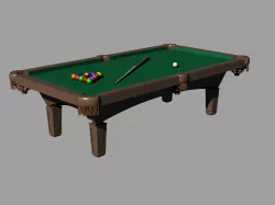 POOL TABLE 3D MODEL 3D model