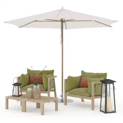 Prestoria Umomoku Outdoor Lounge Set 01 3D model