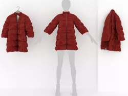 Quilted Jacket 3D model