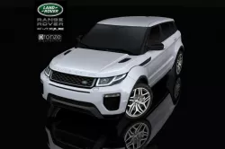 Range Rover Evoque 5 doors compact SUV Low-poly  3D model