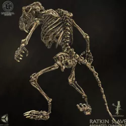 Ratkin Slave Light Version Low-poly  3D model