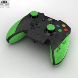 Razer Wildcat Gaming Controller for Xbox One 3D model