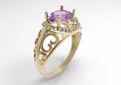 Ring Kahawaty STL 3D print model
