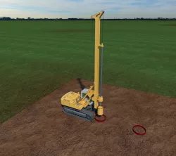 Rotating drill 3D model