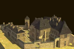 Saltworks Castle in Wieliczka Cracow Poland Zamek Zupny  Low-poly  3D model