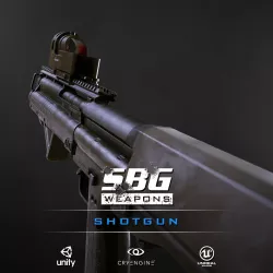 SBG Shotgun Low-poly  3D model