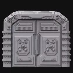 Sci fi door 3D model