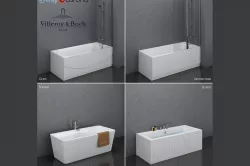 Set of baths Villeroy - Boch set 23 3D model