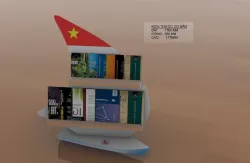 ship bookshelf 3D model