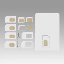 Sim card collection 3D model