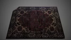 Simple low-poly carpet Low-poly  3D model