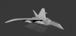 Simple Plane 3D model
