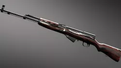 SKS rifle  Low-poly  3D model