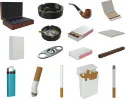 Smoking stuff 3D Model Collection
