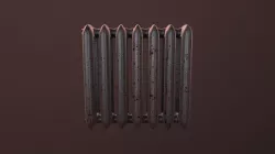 Soviet Radiator Low-poly  3D model
