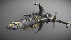 Space Force 1 Cruiser Low-poly  3D model
