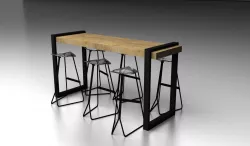 Special modern Table and Chairs Design 3D model