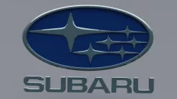 Subaru logo set 3D model