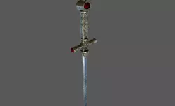 Sword of Gryffindor Low-poly  3D model
