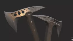 Tactical tomahawk Low-poly  3D model