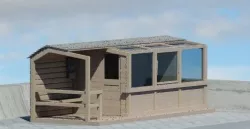 taxi shelter 3D model