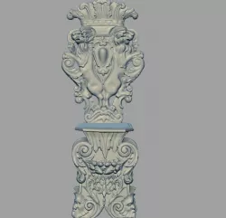 Throne chair 3D model
