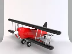 toy airplane 3D model