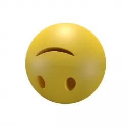 UpsideDown Face Low-poly  3D model