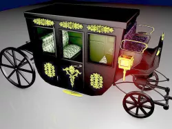 VIP Horse Carriage 3D model