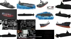 Water Craft 3D Model Collection