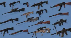 WEAPONS PACK  model and textures Low-poly  3D model