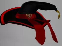 Witch Hat Low-poly  3D model