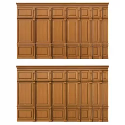Wooden panel 03 3D model
