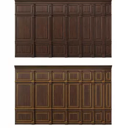 Wooden panel 07 3D model