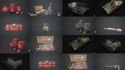 WW2 Pack 3D Model Collection