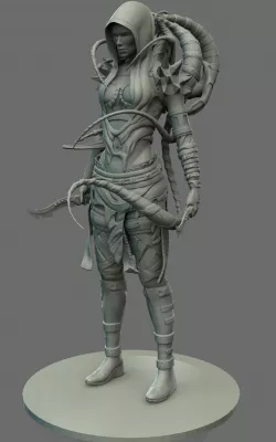 Yofiel - Angel of Divine Beauty 3D model