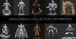 10 FILES DRAGON BALL COLLECTION  3D print model