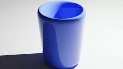 3D Cup  Low-poly  3D model