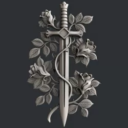 3d Models cnc router and 3d printer sword rosses 3D model