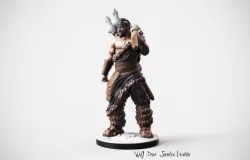 3d Printable Nordic Hunter miniature 3D print model
