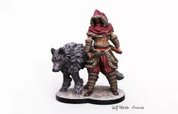 3d printable Wolf Master Assassin Miniature 3D print model