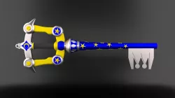 3D Printing STL Mickey Keyblade Kingdom Hearts 3D print model