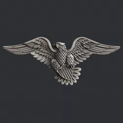 3d STL models for CNC router USA eagle 3D model